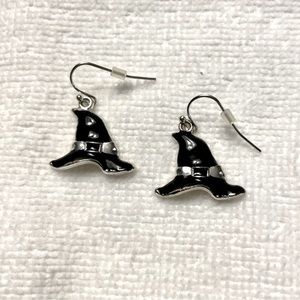 Halloween Witch’s Hat Dangle Earrings